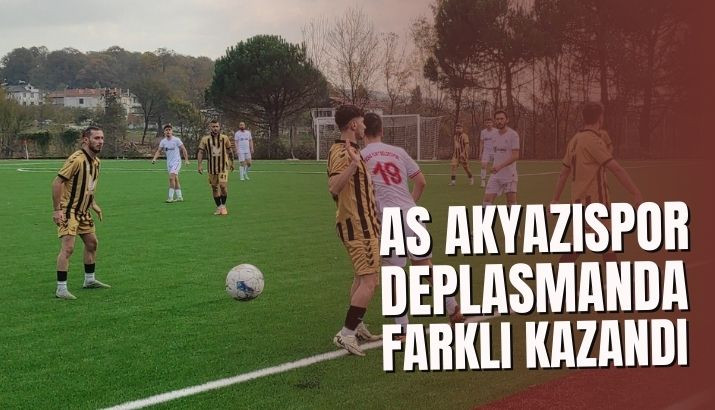 As Akyazıspor Deplasmanda Farklı Kazandı 0-8