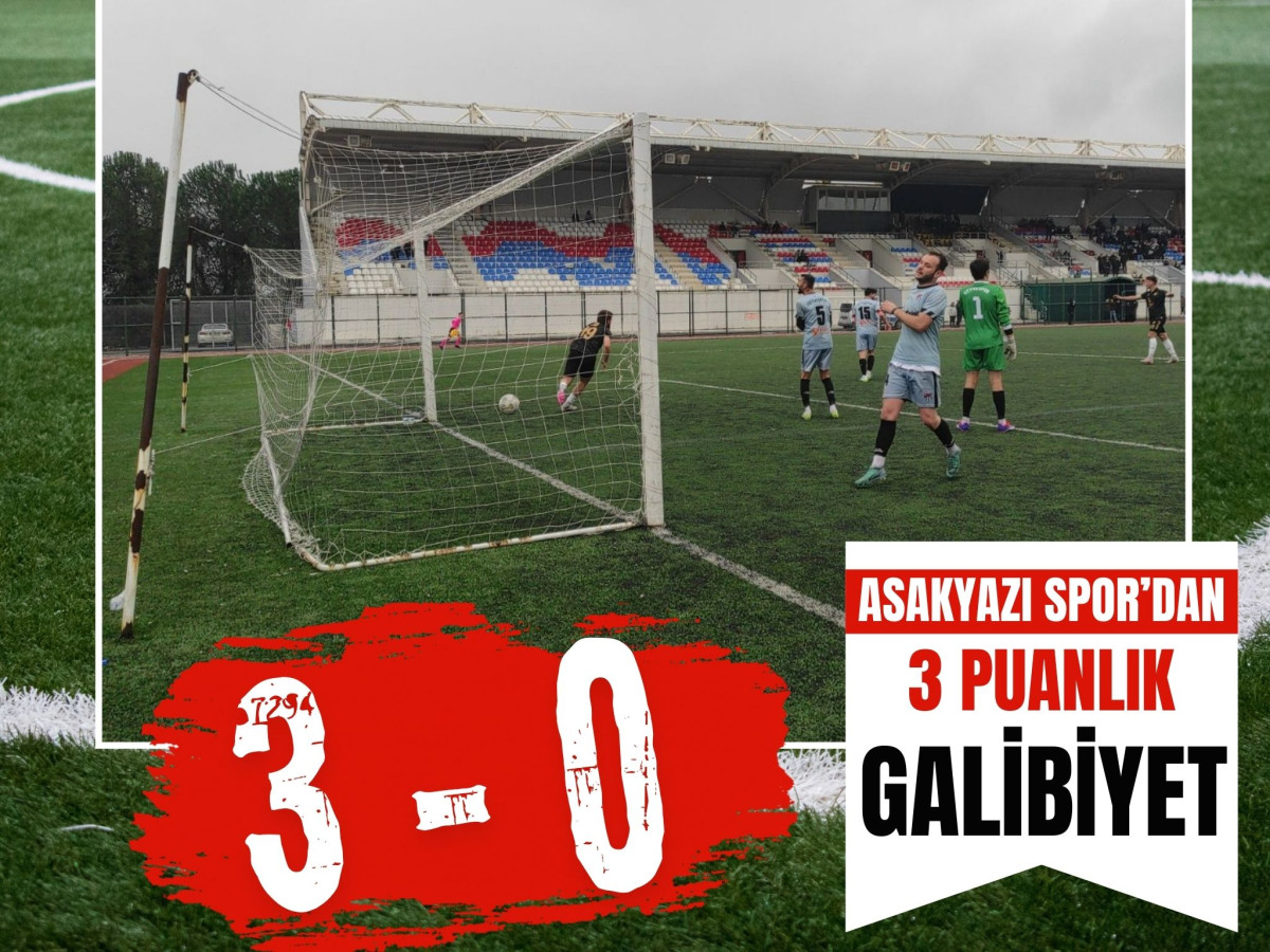 As Akyazıspor Geyve Spor Karşısında Galip Geldi 