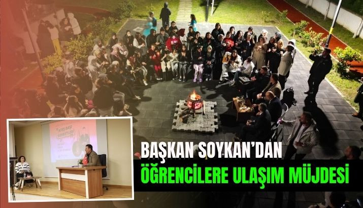 Başkan Soykan’dan öğrencilere ulaşım müjdesi 