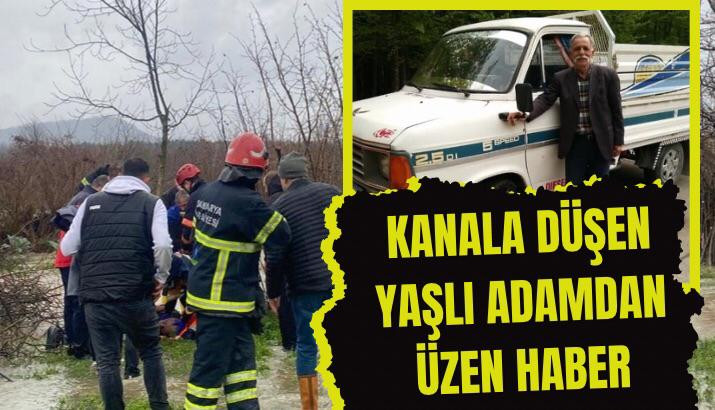 Kanala Düşen Hasan Yazıksız Hayatını Kaybetti