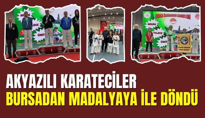 Karateciler Bursa'dan Altı Altın Madalya Kazandılar