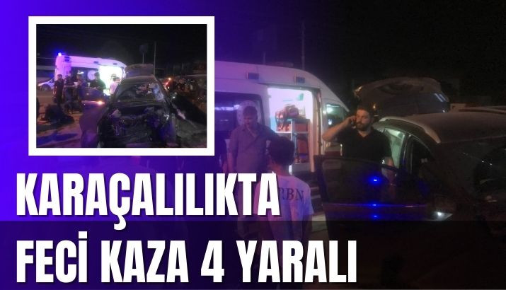 Kuzuluk Yolunda Hatalı Sollama Kazası: 4 Yaralı