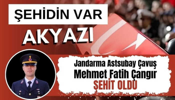 Ordu’da Sakaryalı Jandarma Astsubay Trafik Kazasında Şehit Oldu