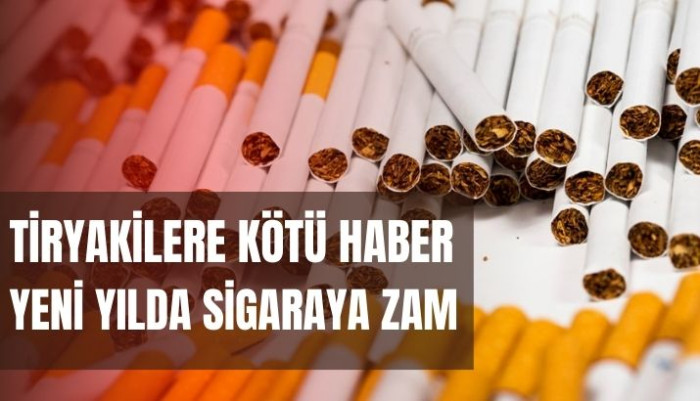 Sigaraya ve Alkole Zam